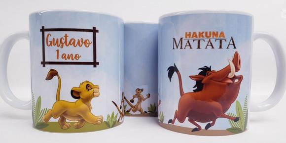 Caneca Personalizada Rei Leão