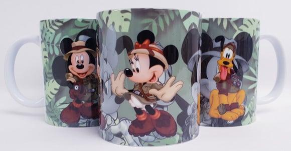 Caneca Personalizada Mickey Safari