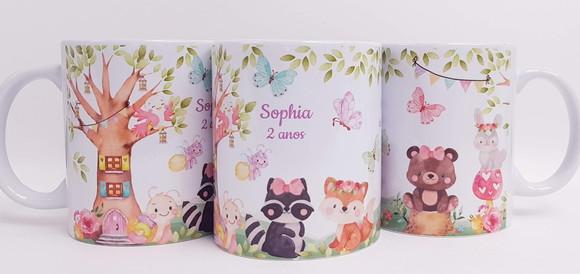 Caneca Personalizada Bosque Encantado