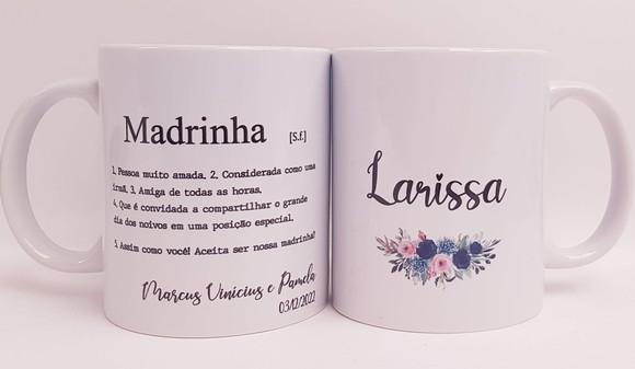 Caneca Personalizada Casamento Padrinhos