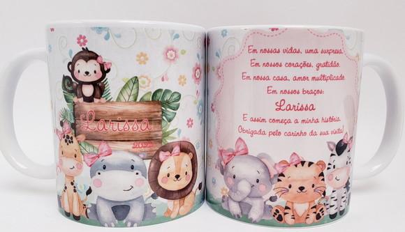 Caneca Personalizada Safari Menina