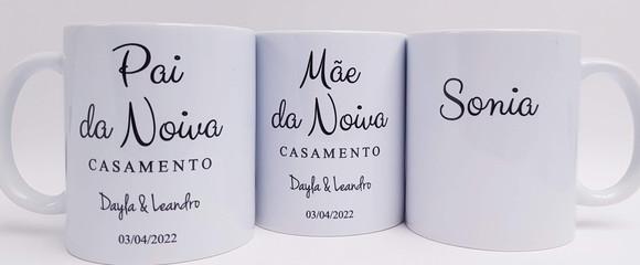 Caneca Personalizada Casamento Pais