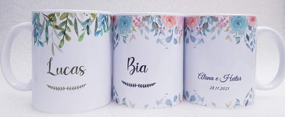 Caneca Personalizada Casamento Padrinhos