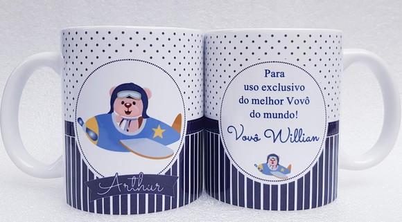 Caneca Personalizada Maternidade Ursinho