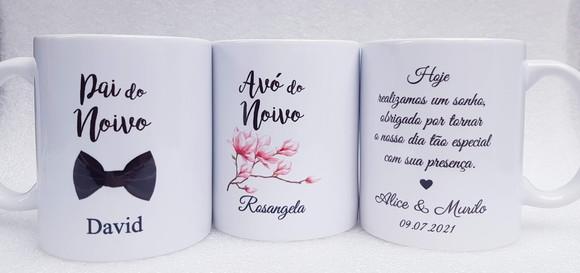 Caneca Personalizada Casamento Pais