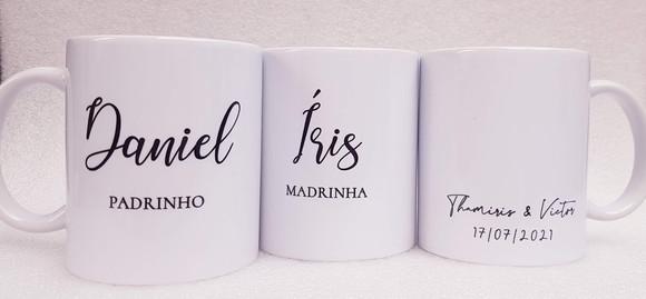Caneca Casamento Padrinhos