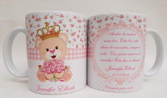 Caneca Personalizada Maternidade Ursinha