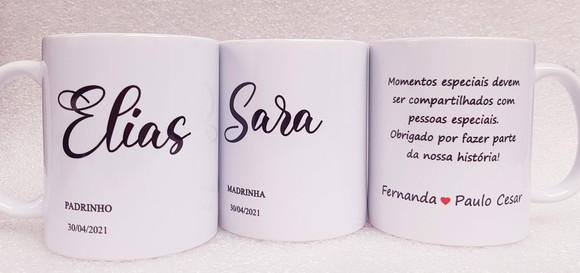 Caneca Personalizada Casamento Padrinhos