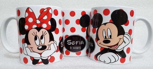 Caneca Personalizada Mickey Minnie