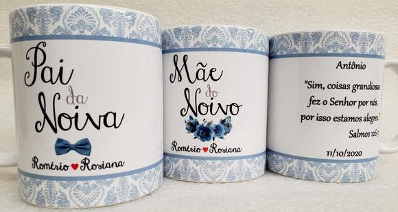 Caneca Personalizada Casamento Pais