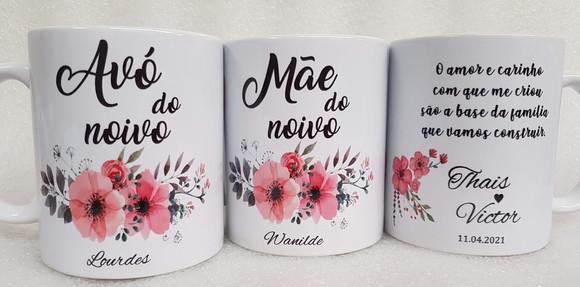 Caneca Personalizada Casamento Pais