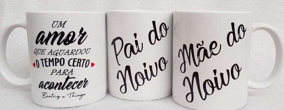 Caneca Personalizada Casamento Pais