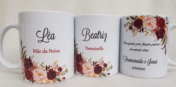 Caneca Personalizada Casamento Padrinhos