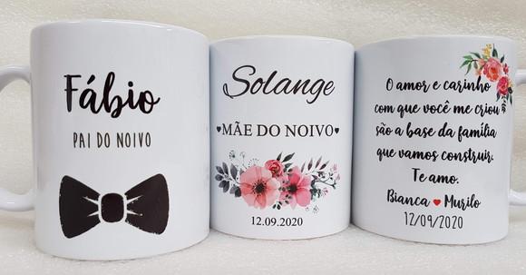Caneca Personalizada Casamento Pais