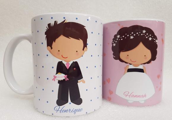 Caneca Personalizada Daminha e Pajem