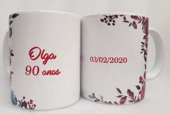 Caneca Personalizada Aniversário 90 Anos