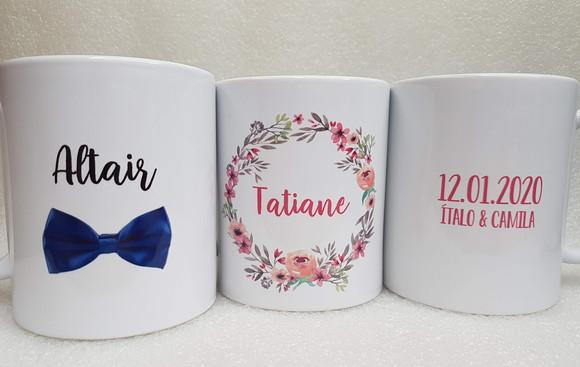 Caneca Personalizada Casamento Padrinhos