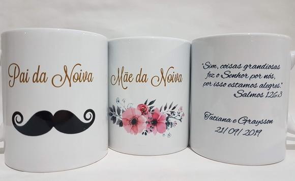 Caneca Personalizada Casamento Pais