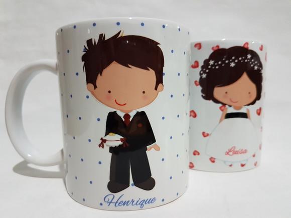 Caneca Personalizada Daminha e Pajem