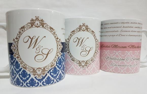 Caneca Personalizada Casamento Padrinhos
