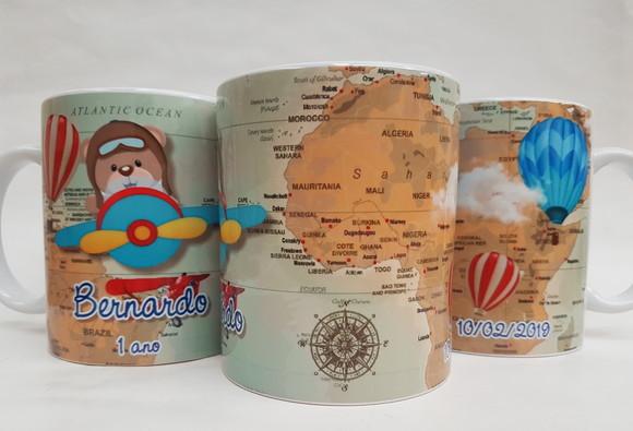 Caneca Personalizada Ursinho Voador