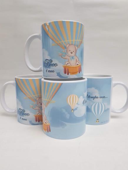 Caneca Personalizada Urso Balão