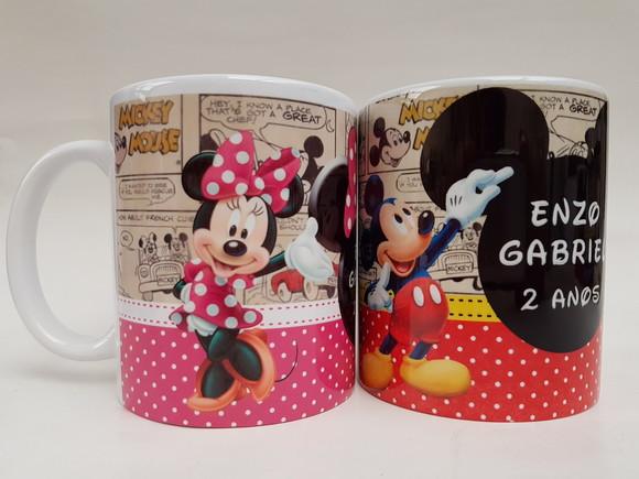 Caneca Personalizada Mickey Minnie