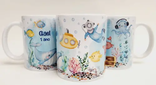 Caneca Personalizada Fundo do Mar