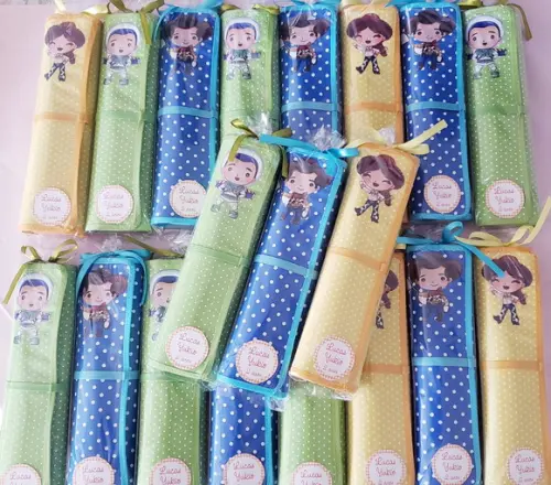 Lembrancinhas Mini Lousa de Tecido Toy Story