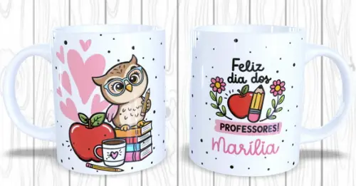 Lembrancinha Personalziada Caneca Dia dos Professores