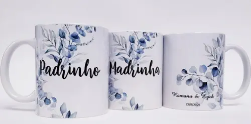 Caneca Personalizada Casamento Padrinhos