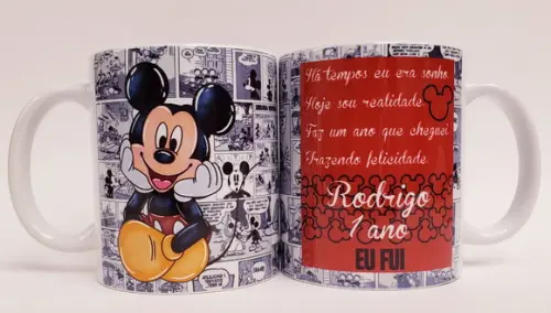 Caneca Personalizada Mickey