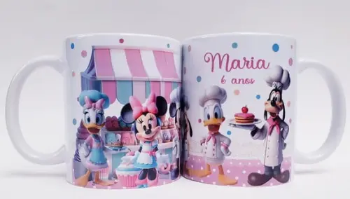 Caneca Personalizada Minnie Confeiteira