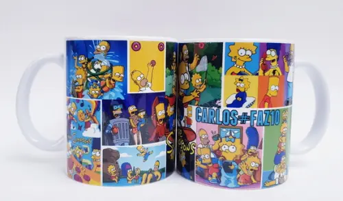Caneca Personalizada os Simpsons
