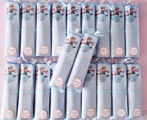 Lembrancinha Mini Lousa de Tecido Pequeno Principe