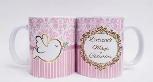 Lembrancinha Caneca Personalizada Batizado