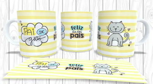 Lembrancinha Caneca Dia dos Pais Pet