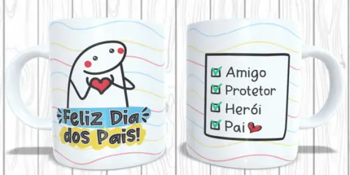 Caneca Personalizada Dia dos Pais Flork