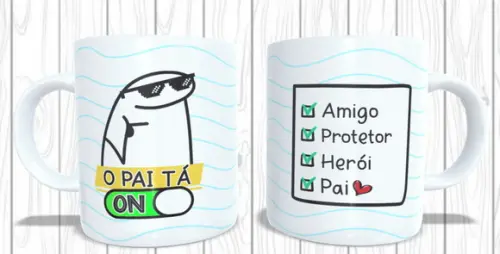 Caneca Personalizada Dia dos Pais Flork