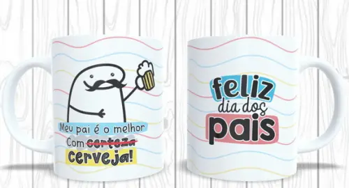 Caneca Personaçziada Dia dos Pais Flork