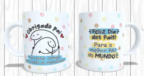 Caneca Personalizada Dia dos Pais Flork
