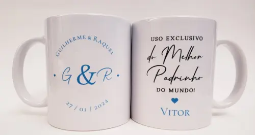 Caneca Personalizada Padrinhos
