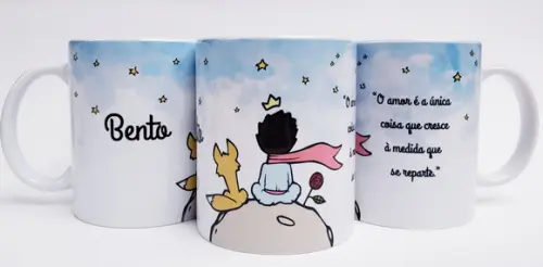 Lembrancinha Caneca Personalizada Pequeno Príncipe