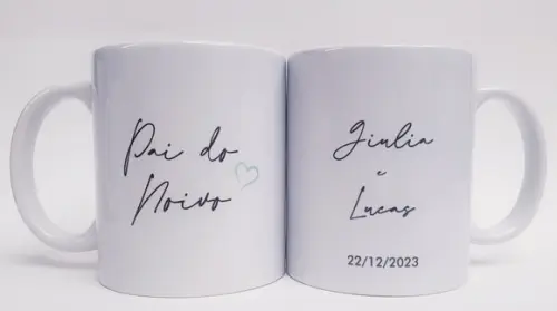 Caneca Personalizada Casamento Pais