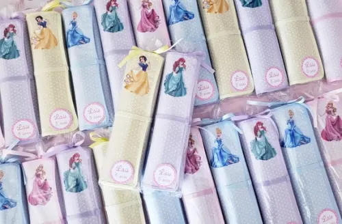 Mini Lousa de Tecido Princesas Disney