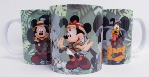 Caneca Personalizada Mickey Safari