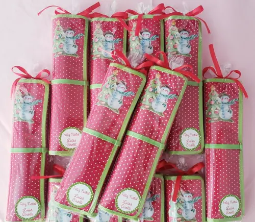 Lembrancinhas Mini Lousa de Tecido Natal