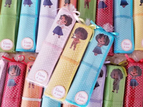 Lembrancinha Mini Lousa de Tecido Encanto