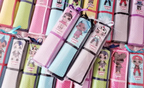 Lembrancinhas Mini Lousa de Tecido Lol