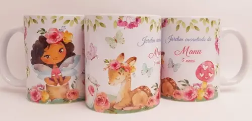 Caneca Personalizada Jardim Encantado